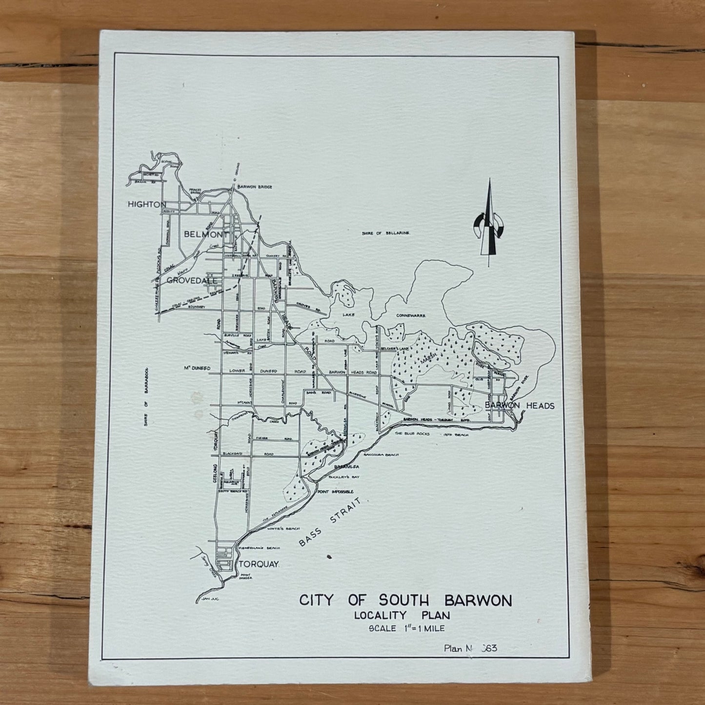 South Barwon 1857 - 1985 Compiled by John Pescott Paperback GD