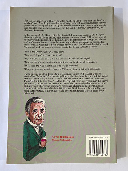 Soap Box The Australian Guide To TV Soap Operas Paperback Hilary Kingsley GD