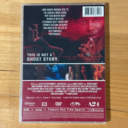 Mother Mary DVD Anne Hathaway Musical Drama PAL ALL VGC