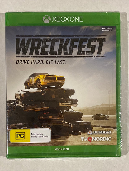 Wreckfest X-Box One Game THQNordic Brand New Sealed