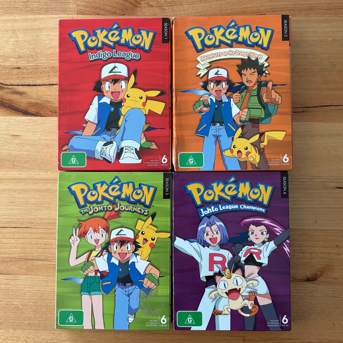 Pokémon DVD Seasons 1-13 Complete Set Animation VGC