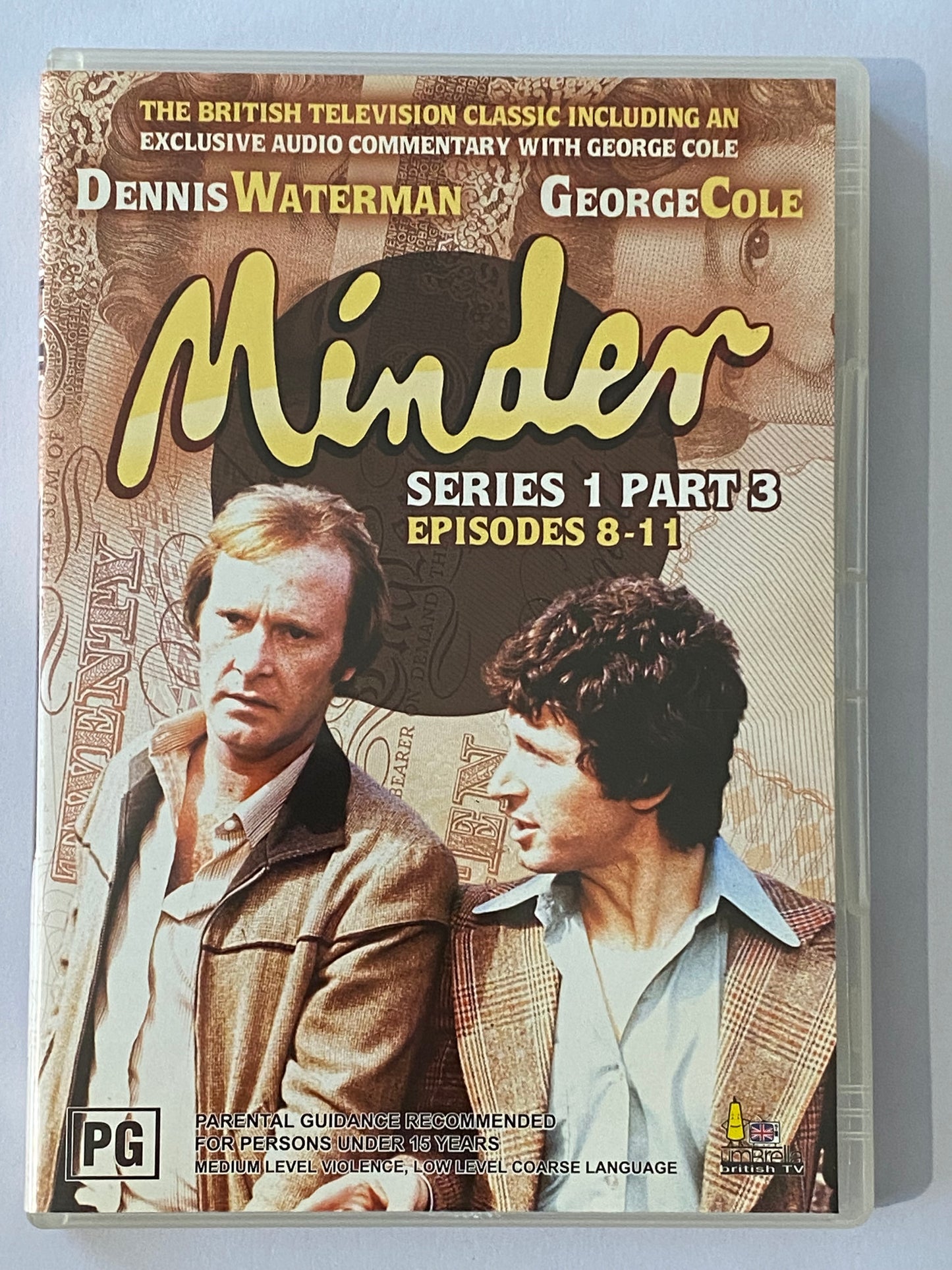 Minder 12 DVD Bundle Dennis Waterman George Cole Clasic British Drama PAL 4 VGC