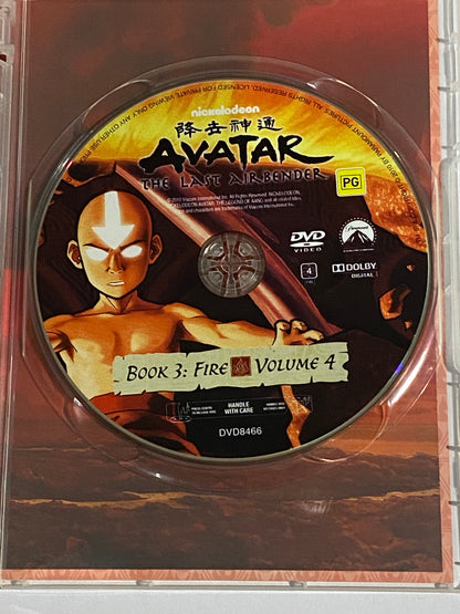 Avatar The Legend of Aang Complete Books 1-3 DVD PAL 4 Set VGC