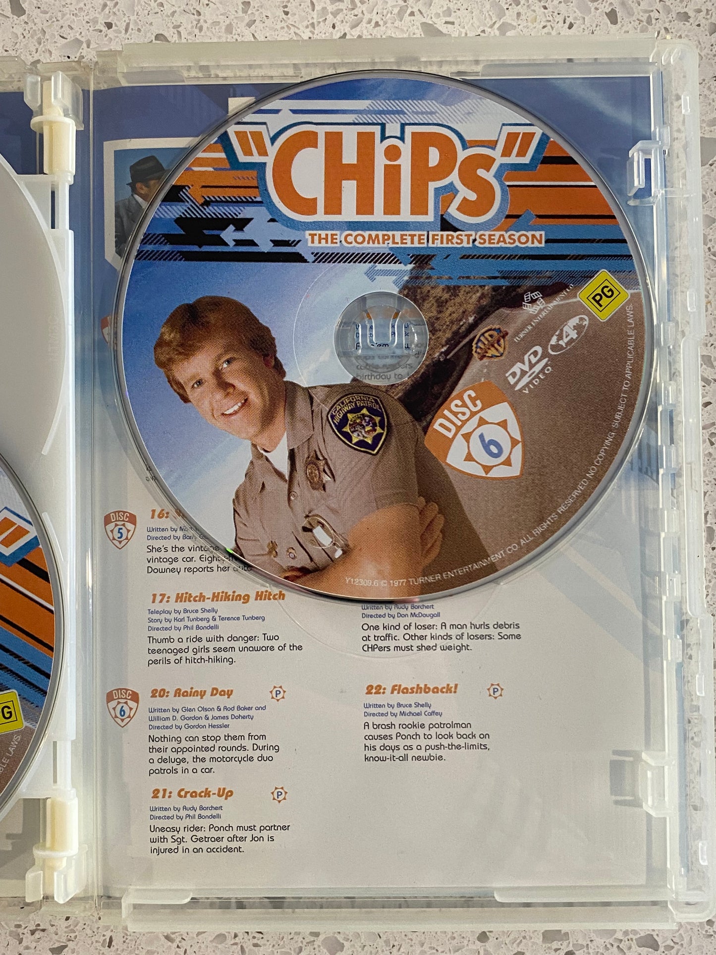 CHiPs Season 1 DVD Classic US Police Show 6-Disc Set VGC