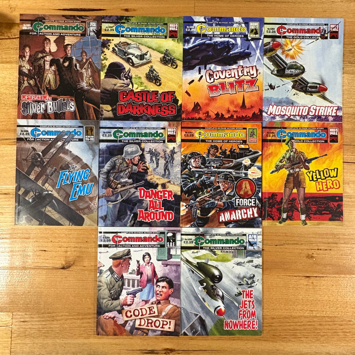 Commando War Comic Bundle x 10 Printed 2020 DC Thomson 318
