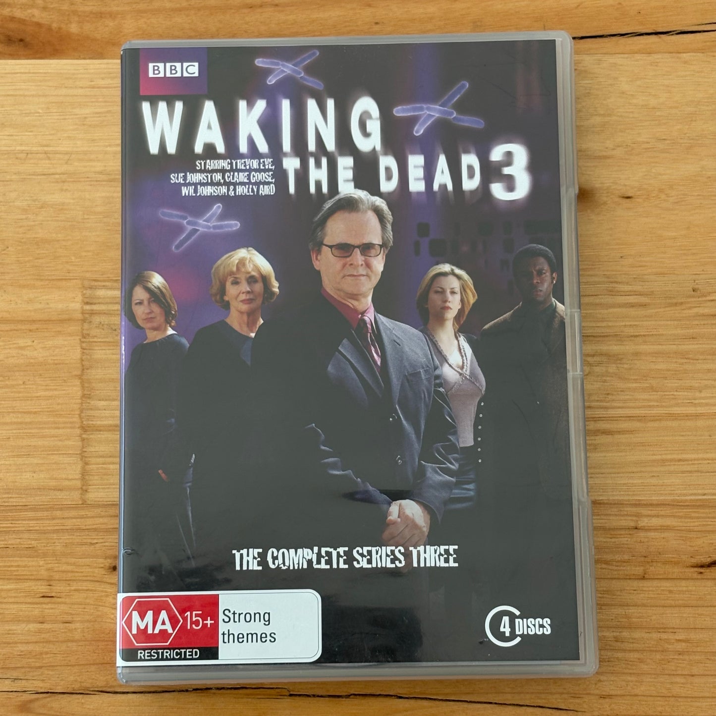 Waking The Dead Series 1-3 & Pilot Episode DVD 5-Disc PAL 4 VGC