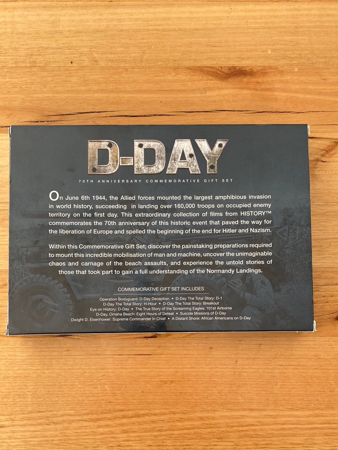 D-Day 70th Anniversary Commemorative Gift Set DVD 4-Disc Set History Channel VGC