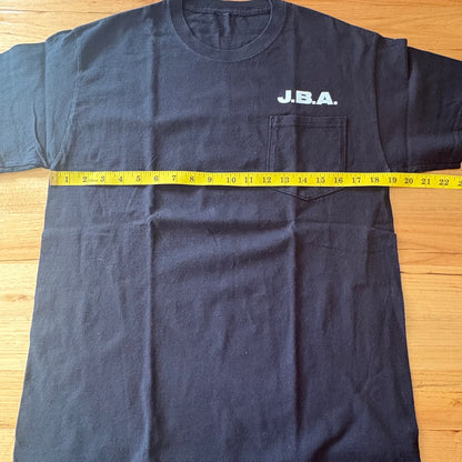 Chevrolet Car Dealership J.B.A T-Shirt Black Short Sleeve Size 38-inch Chest