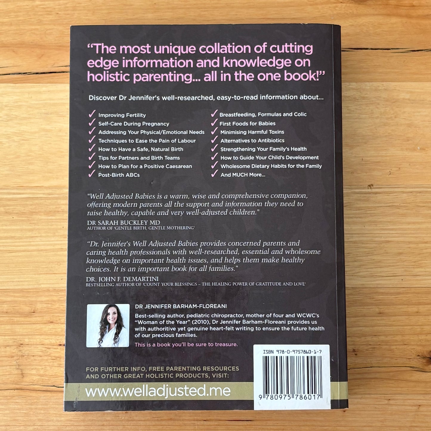 Well Adjusted Babies by Dr Jennifer Barham-Floreani Paperback 2009 GD
