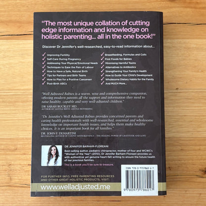 Well Adjusted Babies by Dr Jennifer Barham-Floreani Paperback 2009 GD
