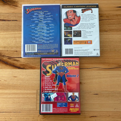 Superman Animated DVD Collection Man Of Steel Max Fleischer