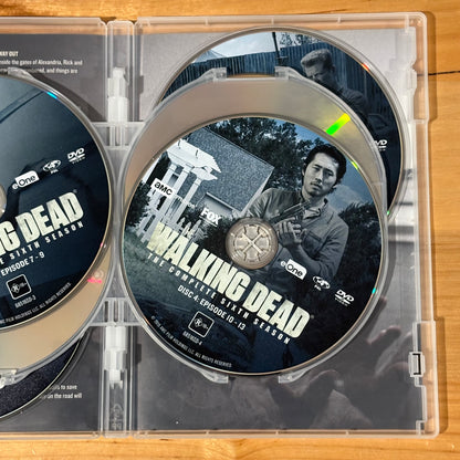 The Walking Dead Season 6 DVD 6-Disc Set PAL 4 VGC