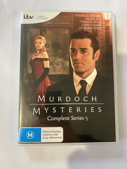 Murdoch Mysteries Complete Series 1-10 DVD Box Set VGC