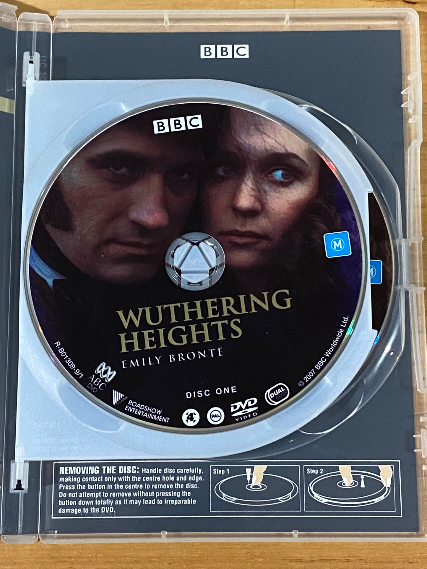 Wuthering Heights DVD Emily Brontë BBC Adaptation PAL 4 VGC