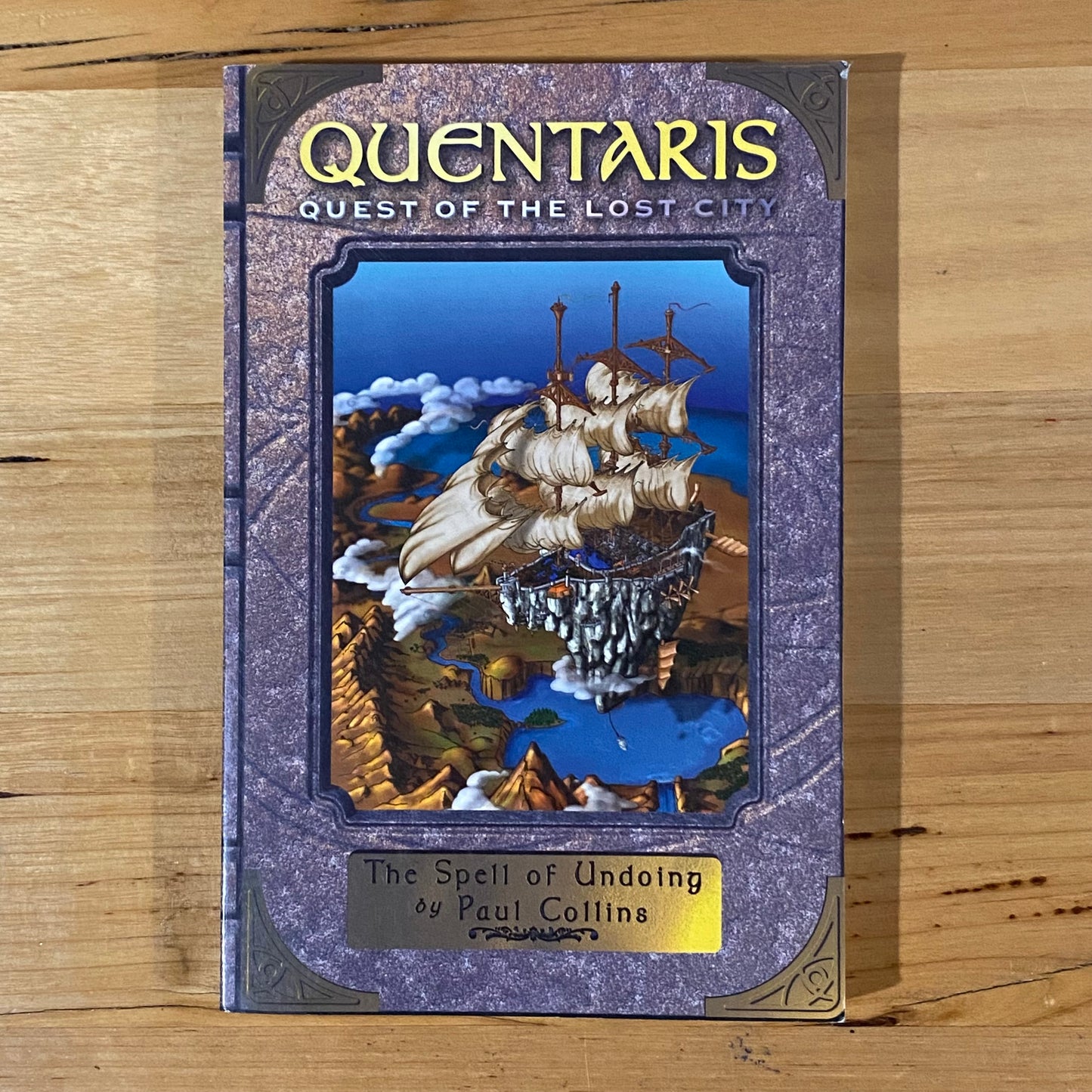 Quentaris Quest Of The Lost City by Paul collins Fantasy Paperback 2008 GD