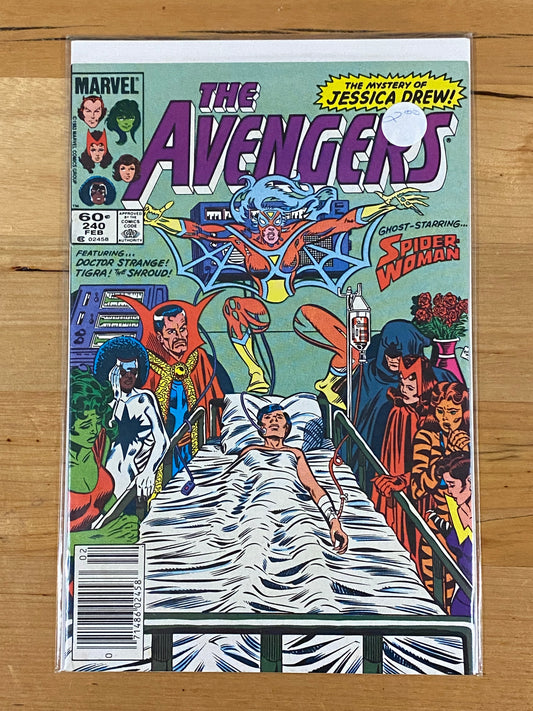 The Avengers #240-249 Comics Complete Set 1984 Average Grade FN