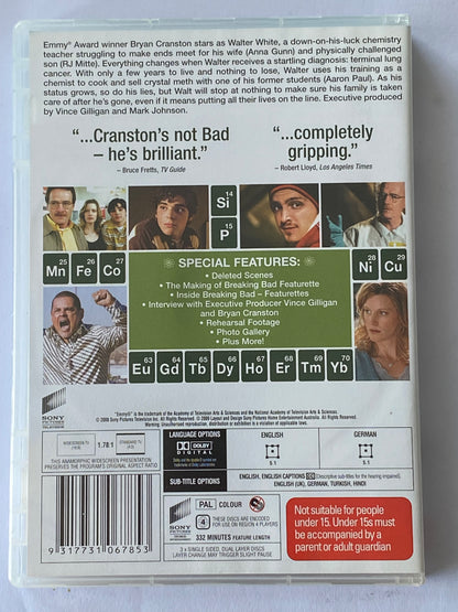 Breaking Bad Seasons 1-6 Complete DVD PAL 4 Season 5+6 New Sealed