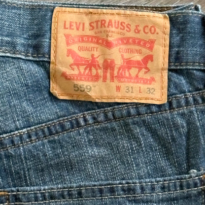 Levi's 559 Relaxed Straight Fit Men's Jeans W 31 L 32 Vintage