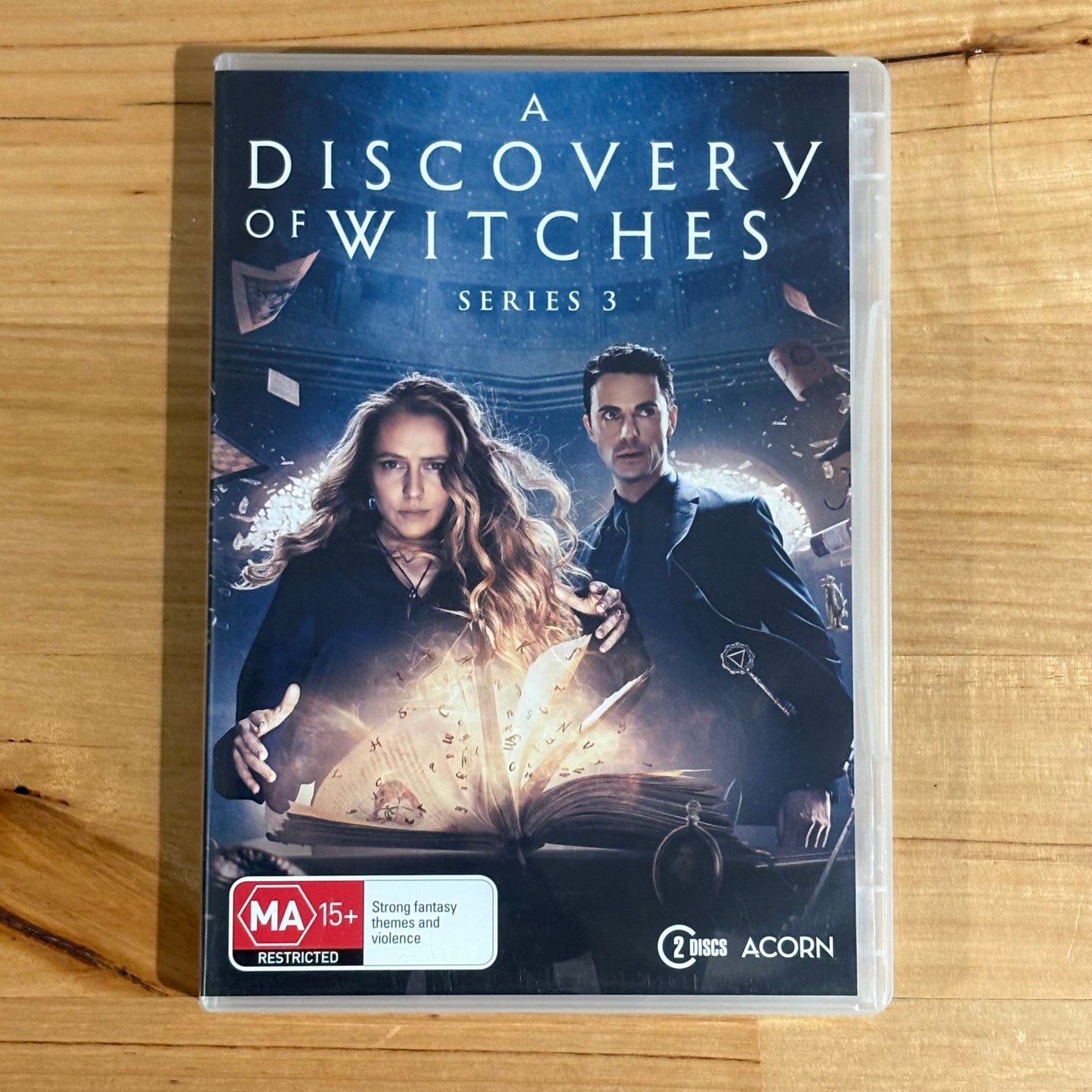 A Discovery of Witches Series 1-3 Complete Set DVD Supernatural PAL 4 VGC