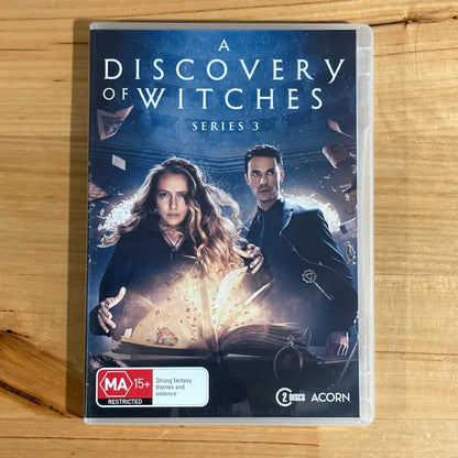 A Discovery of Witches Series 1-3 Complete Set DVD Supernatural PAL 4 VGC