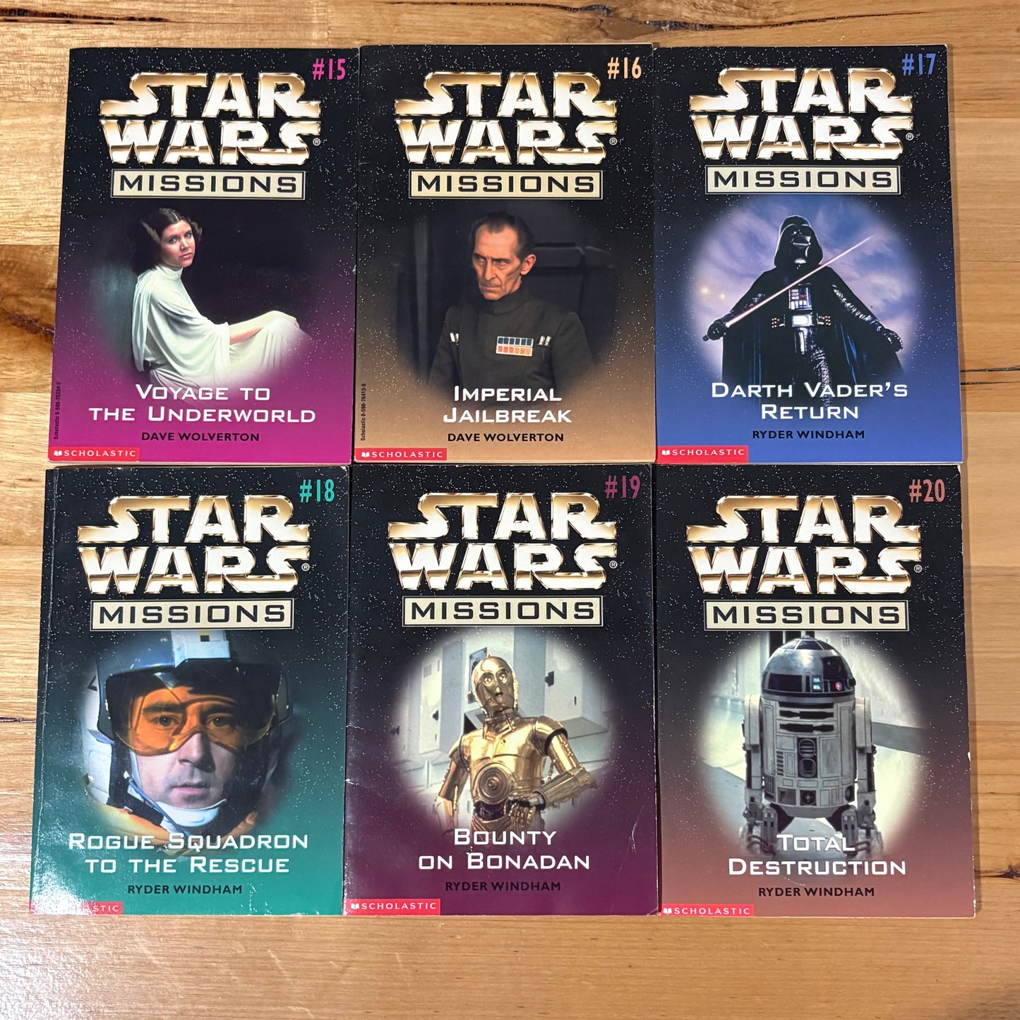 Star Wars Missions x 18 Book Bundle Paperback Scholastic Vintage