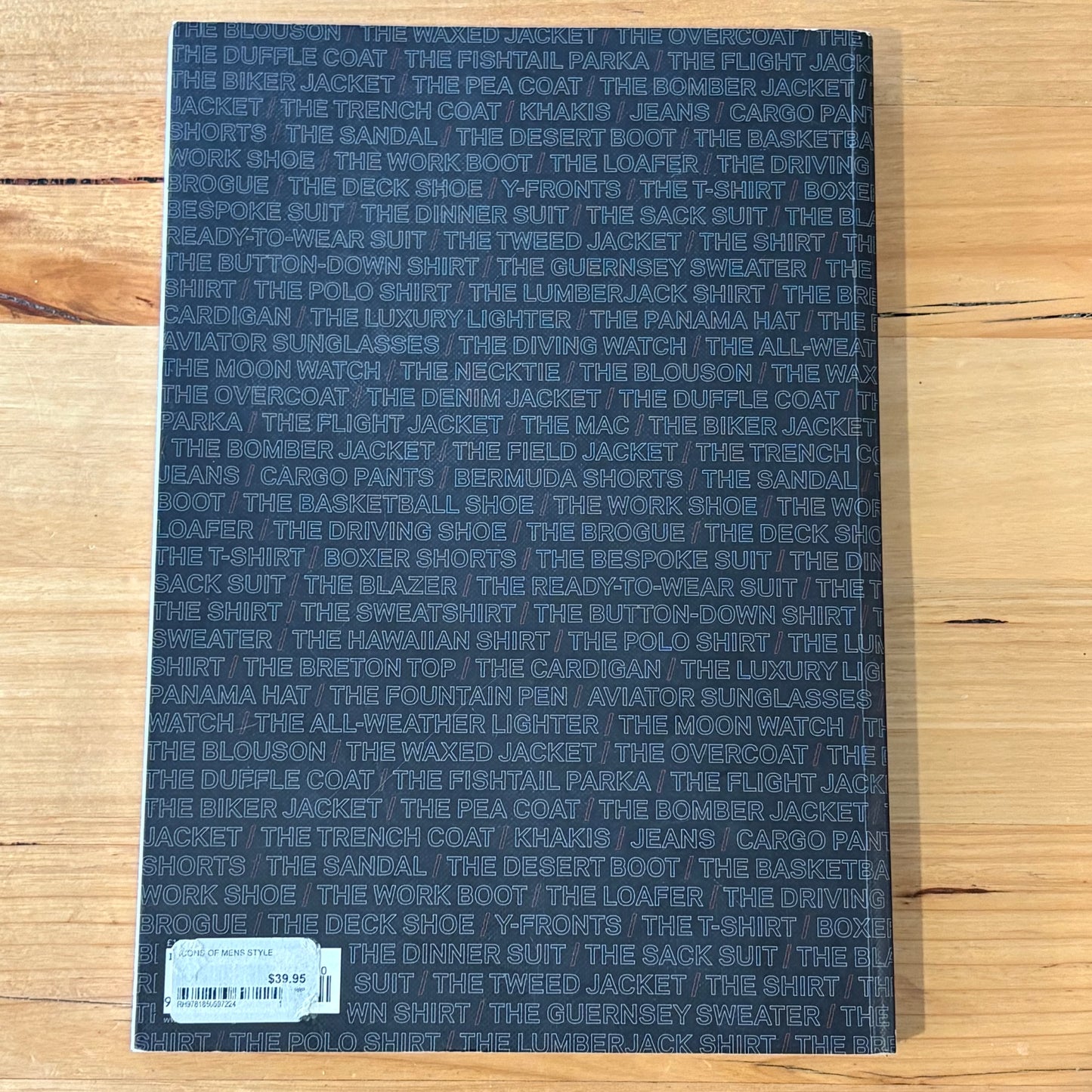 Icons of Men's Style by Josh Sims Classic Menswear Book 2011 Paperback GD