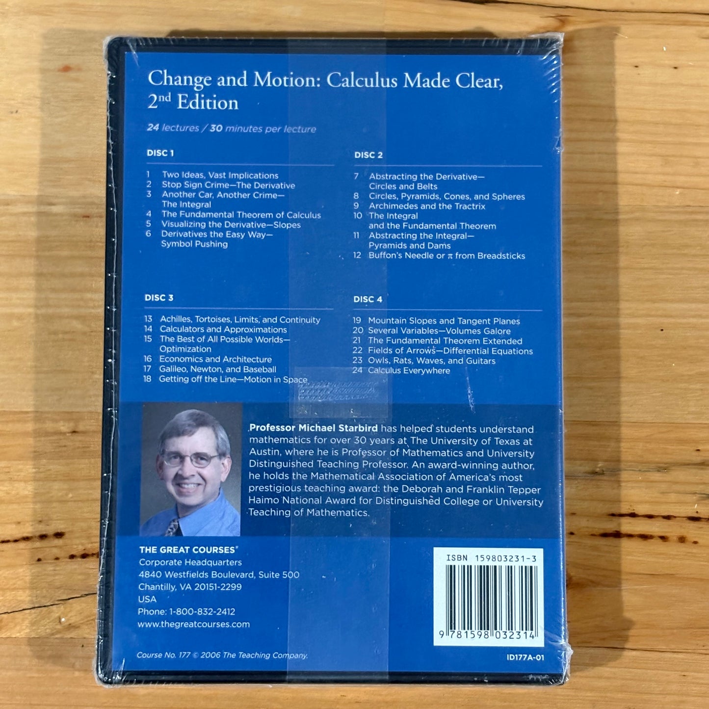 Change and Motion Calculus Made Clear 2nd Ed DVD and Course Book New Sealed