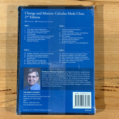 Change and Motion Calculus Made Clear 2nd Ed DVD and Course Book New Sealed