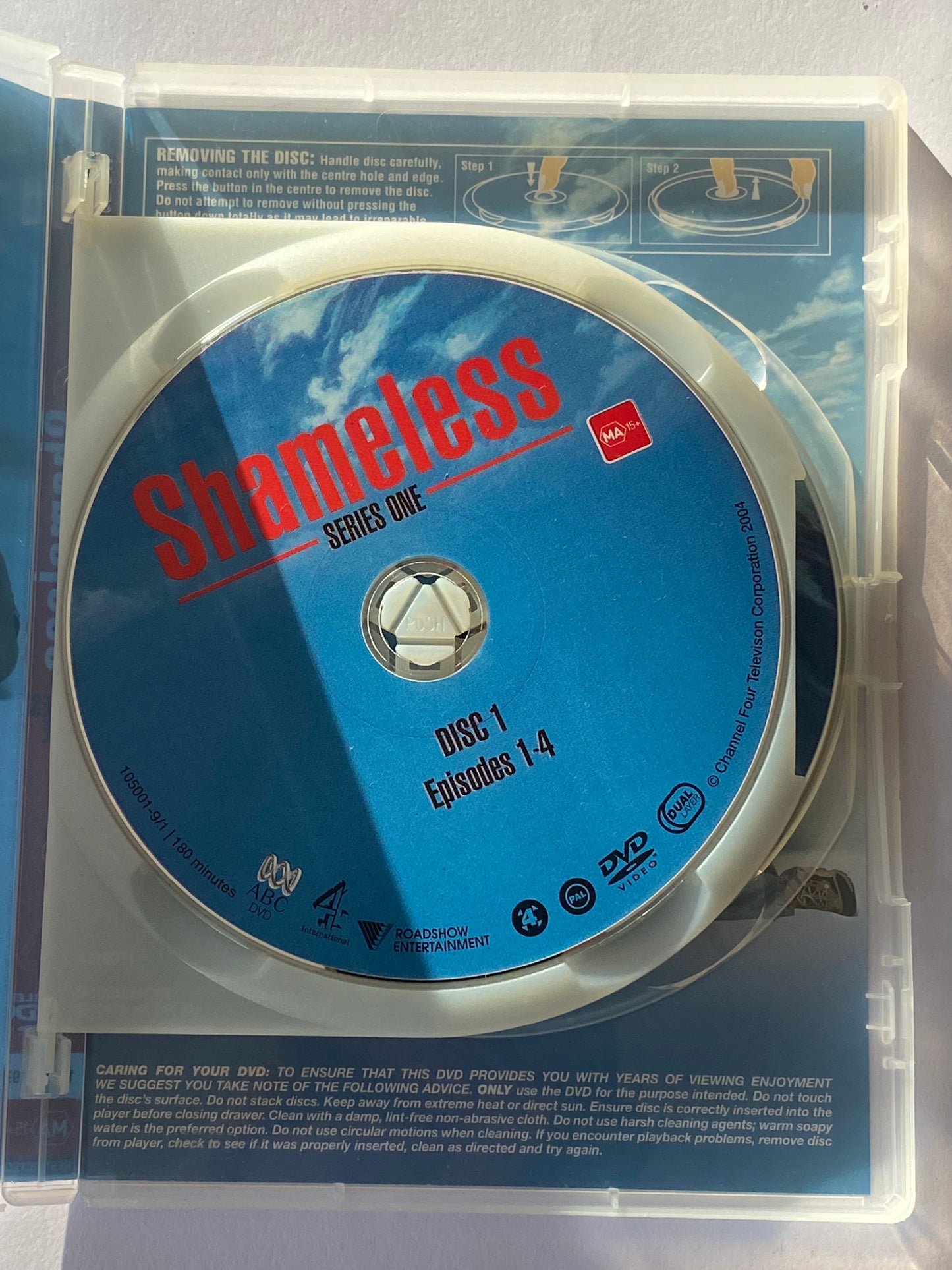 Shameless Series 1 DVD British Comedy 2-Disc Set PAL 4 VGC