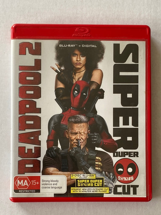 Deadpool 2 Super Duper Cut Blu-ray/Digital Copy VGC