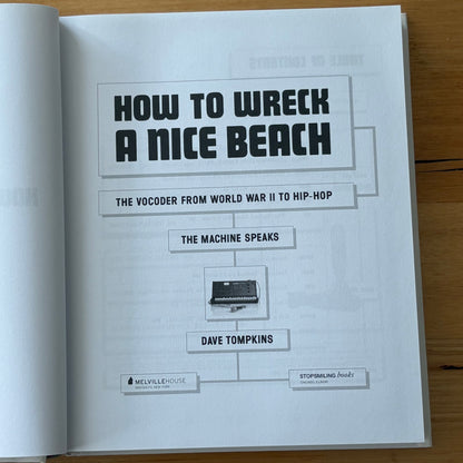 How To Wreck A Nice Beach History Of The Vocoder Dave Tompkins Hardcover GD