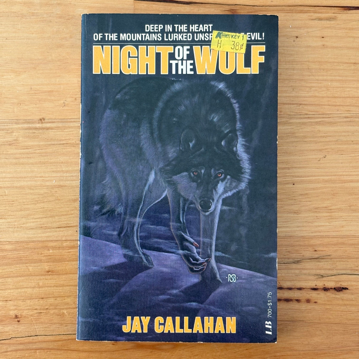 Night Of The Wolf by Jay Callahan Paperback 1979 GD