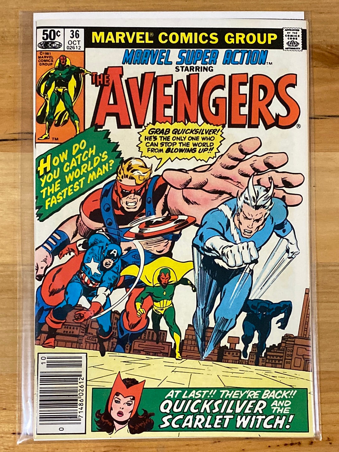 MARVEL SUPER ACTION (1977) STARRING THE AVENGERS #25, 31-37 (FN)