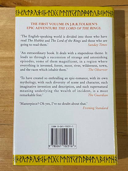 The Fellowship Of The Ring by J.R.R. Tolkien 1991 Hardcover GD