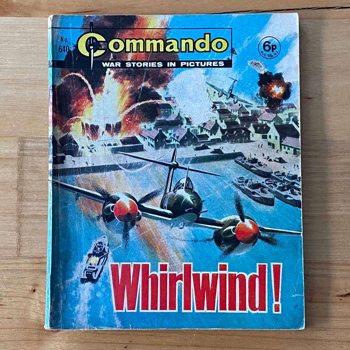 Commando War Comic #640 Whirlwind 1972