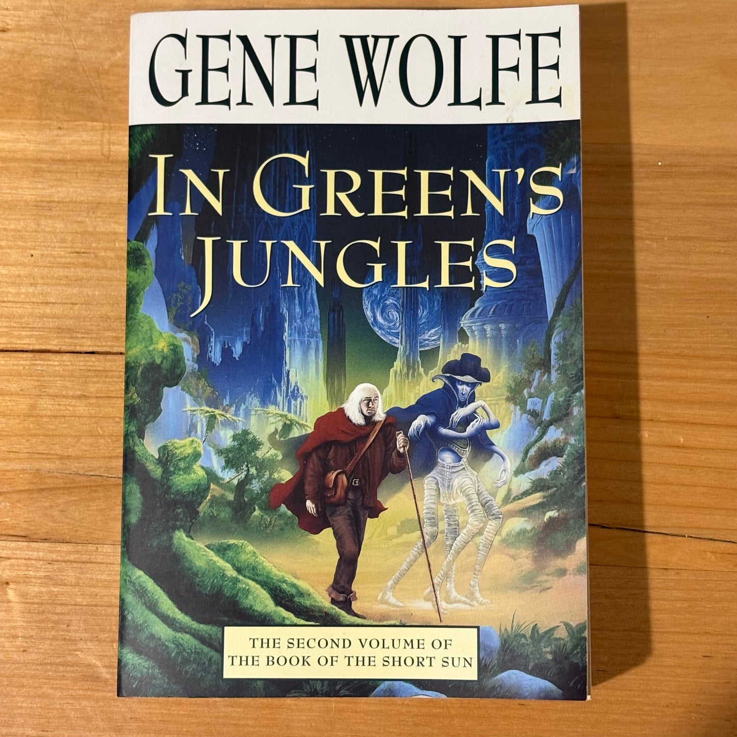 Gene Wolfe Green's Jungle and Blue's Water Short Sun Fantasy Paperback Bundle
