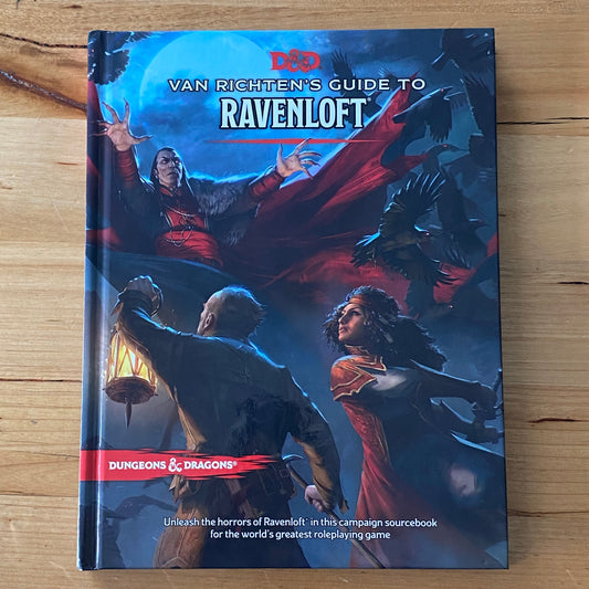 Dungeons & Dragons Van Richten's Guide To Ravenloft Hardcover First Print 2021 GD