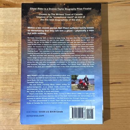 Ghost Rider Travels On The Healing Road by Neil Peart Paperback GD