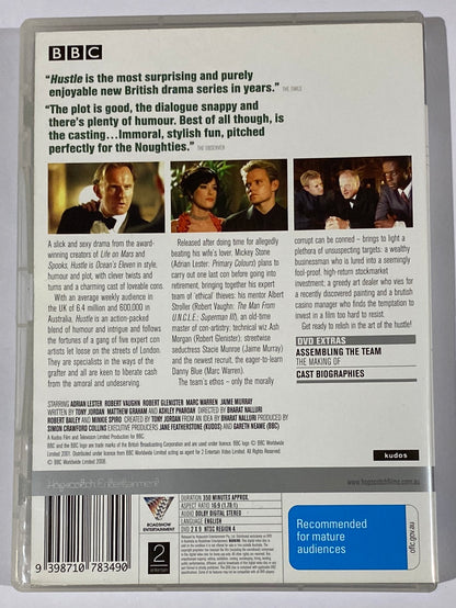 Hustle Series 1 & 3 DVD BBC TV NTSC 4 2 Series Bundle VGC