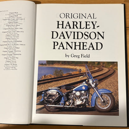 Original Harley-Davidson Panhead Restorer's Guide 1948-1965 Hardcover 2002 GD