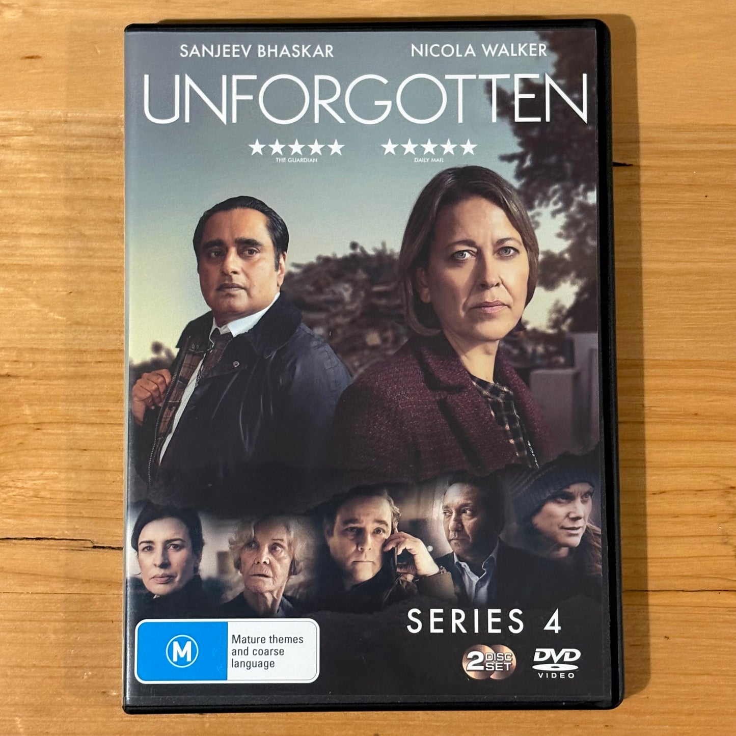 Unforgotten Series 1 to 4 DVD British Crime Drama PAL 4 VGC