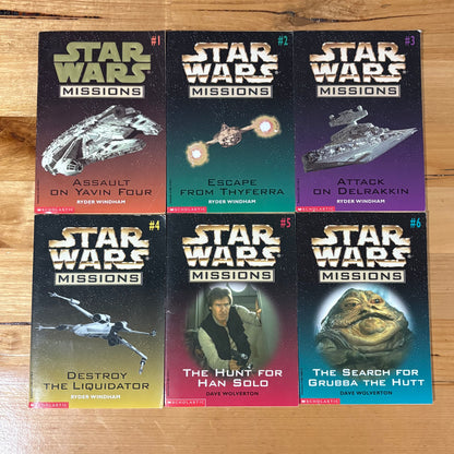 Star Wars Missions x 18 Book Bundle Paperback Scholastic Vintage