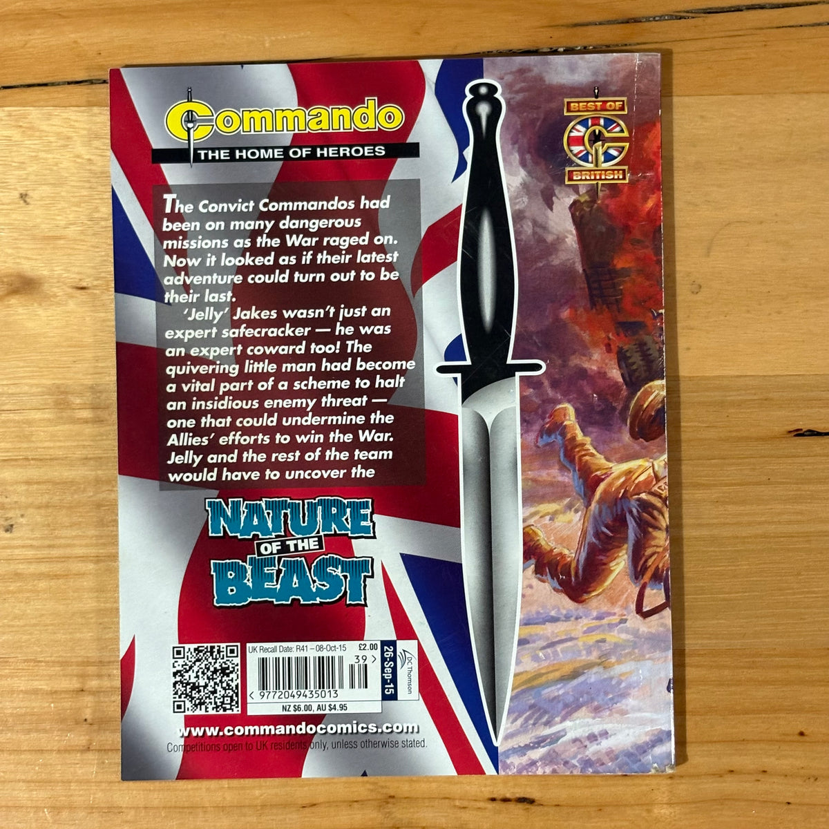 Commando War Comics x 10 Bundle Printed 2015 DC Thomson 076