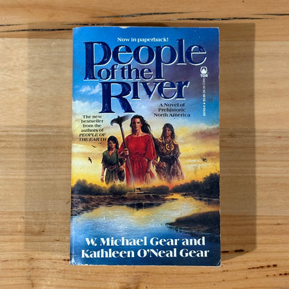 People Of The Fire & The River Michael Gear and Kathleen O'Neill Gear Paperback x 2