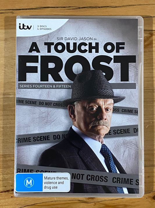 A Touch Of Frost Series 14 & 15 DVD ITV David Jason 3-Disc PAL 4 VGC