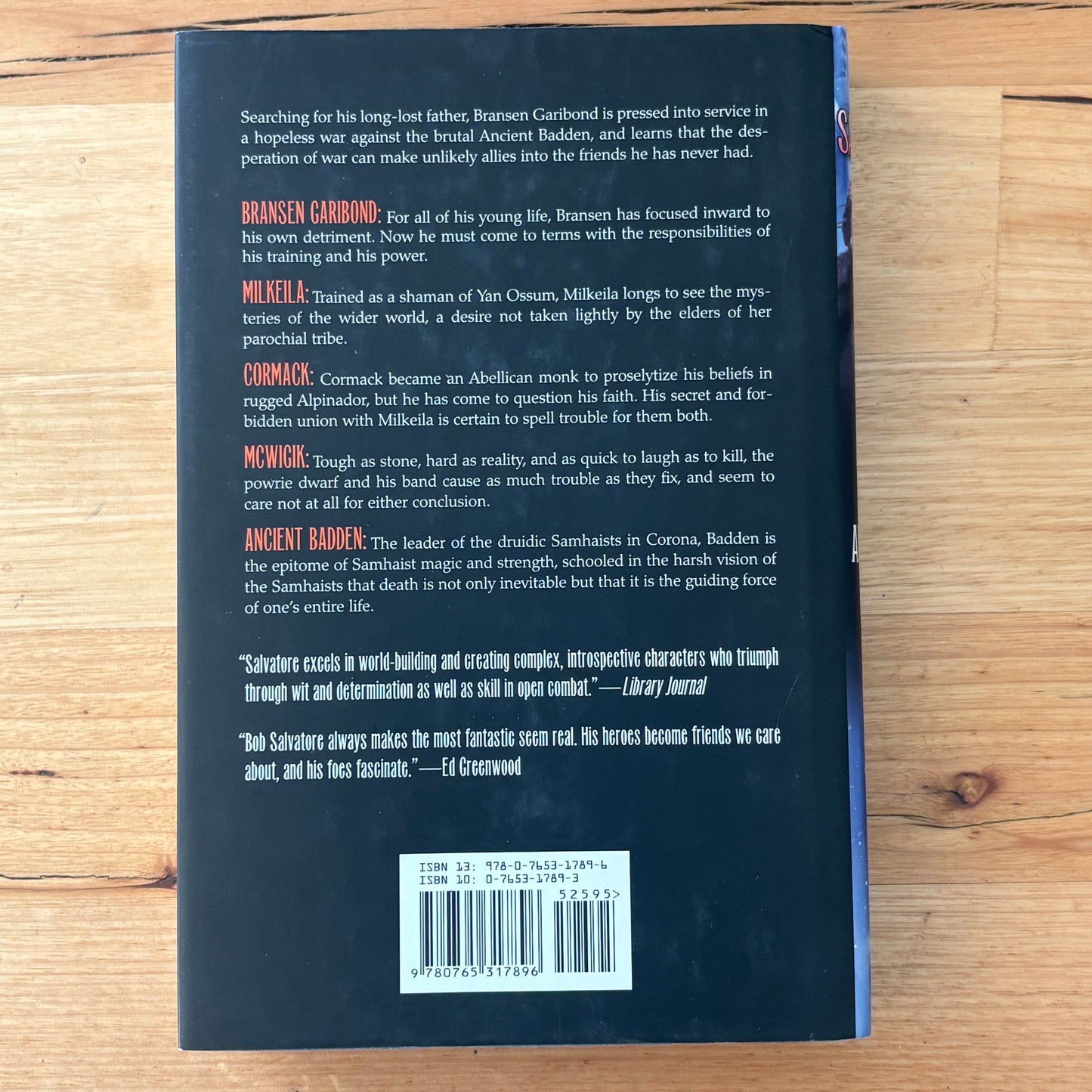 The Ancient by R.A. Salvatore Saga Of The First King Hardcover 2008 GD