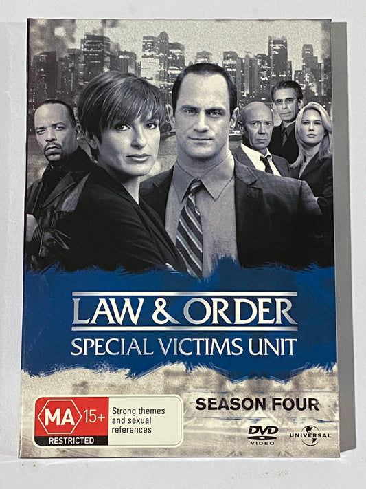 Law & Order SVU Season Four DVD 6-Disc Set PAL 2,4,5 VGC