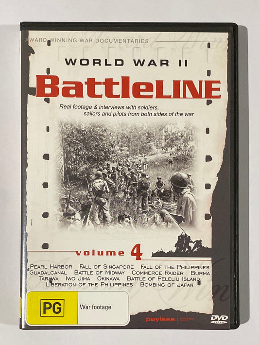 World War 2 Battleline DVD Vol 4 VGC