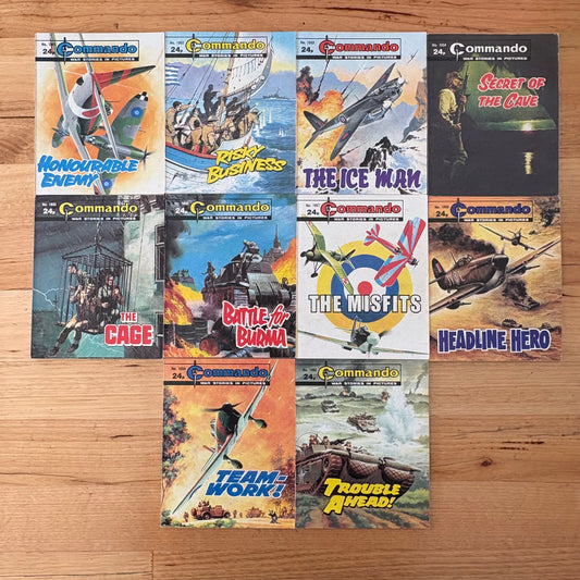 Commando War Comics 1951-1960 Complete Set DC Thomson GD
