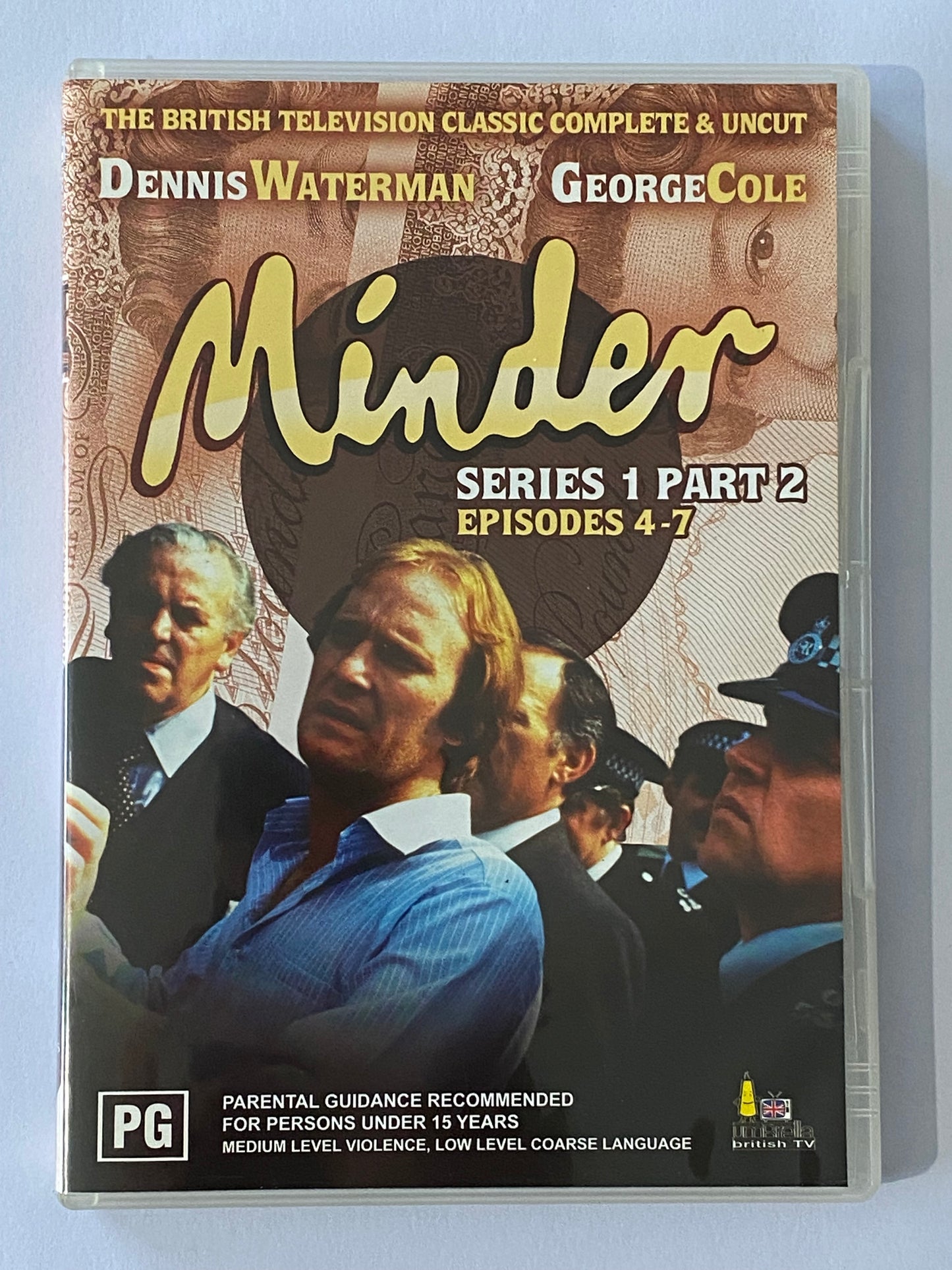 Minder 12 DVD Bundle Dennis Waterman George Cole Clasic British Drama PAL 4 VGC